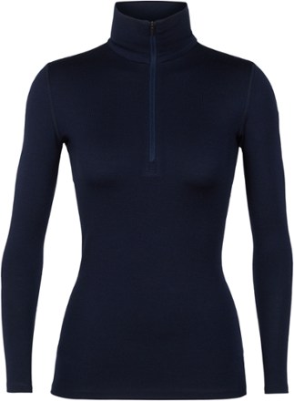 Icebreaker 260 Tech Long-Sleeve Half-Zip Base Layer Top - Women's 0