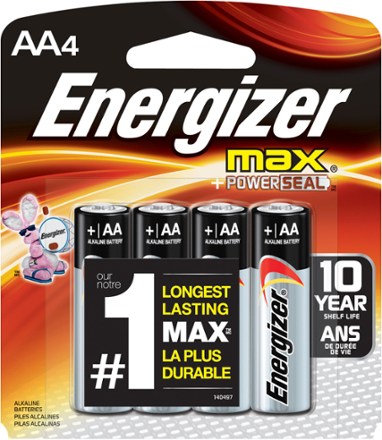 Energizer MAX Alkaline AA Batteries - Package of 4