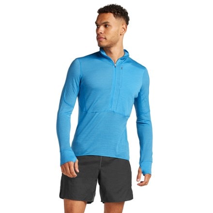Icebreaker Merino Blend 200 RealFleece Descender Long-Sleeve Half-Zip Jacket - Men's 1