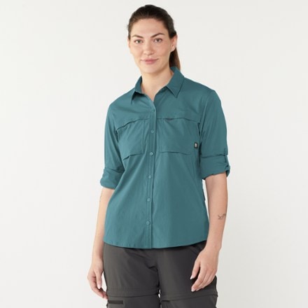 REI Co-op Sahara Long-Sleeve Solid Shirt - Women's 9