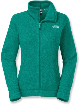 womens north face crescent fleece jacket