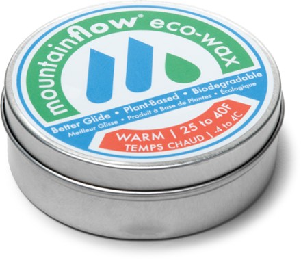 mountainFLOW eco-wax Quick Wax Warm for 25 to 40 Degrees F - 2 oz.