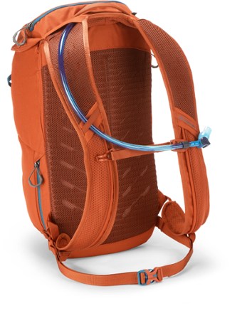 Gregory Nano 18 H2O Hydration Pack Back view (Red Rock)