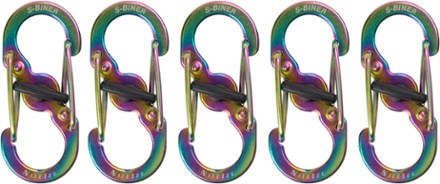 S-Biner Carabiner - Stainless Steel - Twist Lock - 4 Pack - 1.4 Length Key  Ring