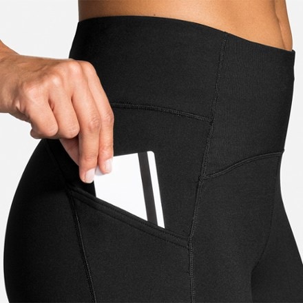 Brooks Momentum Thermal Tights - Women's Accessories not included.