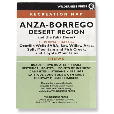 Wilderness Press Anza-Borrego Desert Region 0