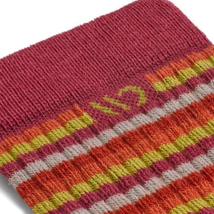 Wide Open Multi Stripe Cushioned Micro Crew Socks - Women's 7