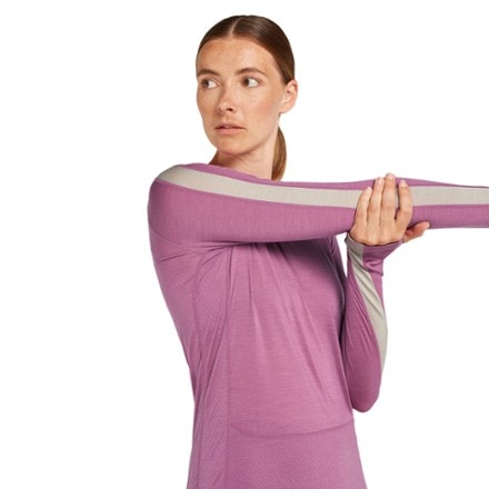 Icebreaker 125 ZoneKnit Long-Sleeve Crewe Base Layer Thermal Top - Women's 4