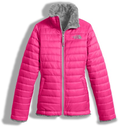 Reversible Jacket Pink Fluffy North Face Jacket Reversible Mossbud - Main Image