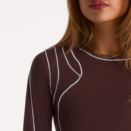 SENIQ Everform Merino Wool All-Season Long-Sleeve Base Layer Shirt - Women's 5