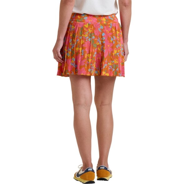 On Body Image of color Persimmon Tulip Print