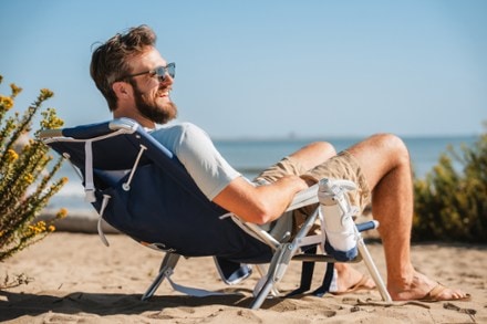 GCI Outdoor Backpack Beach Chair - Nautical Blue 9