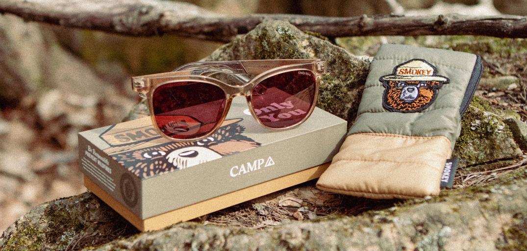 Location Image for Cove Polarized Sunglasses - Smokey Bear Edition