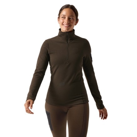 Arc'teryx Kyanite Zip-Neck Base Layer Top - Women's 1