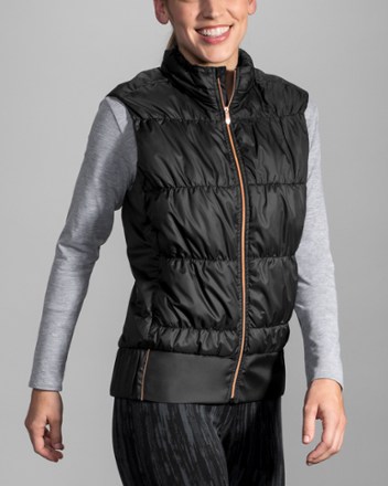 brooks vest womens gold