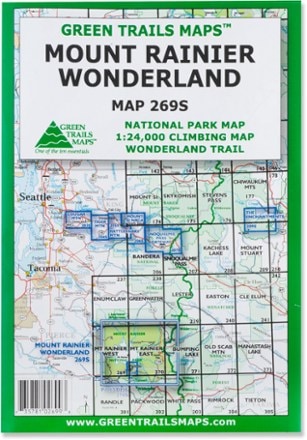 Green Trails Map 269S - Mount Rainier Wonderland  
