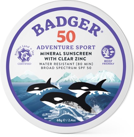 Badger SPF 50 Adventure Sport Mineral Sunscreen - 2.4 oz. Tin 0