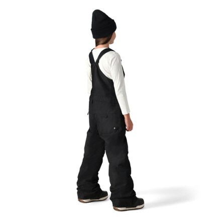 Toddler Boys Girls Winter Thicken Overalls Windproof Outdoor Ski Trousers Children's Baby Suspender Pants
