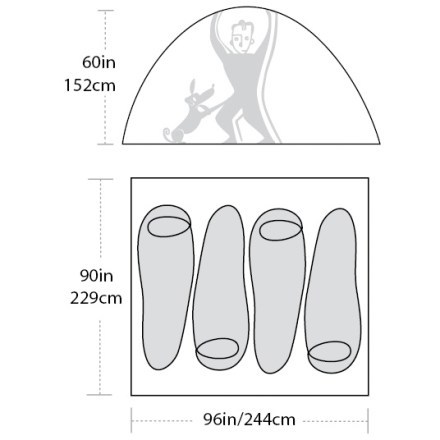 Tent Diagram (Lime/Gray)