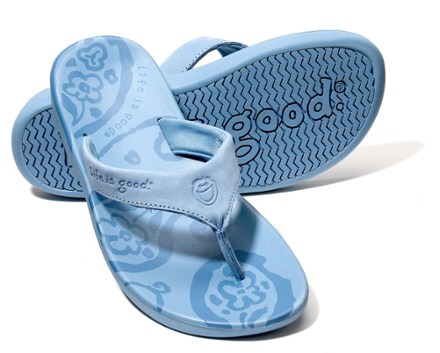 nubuck flip flops