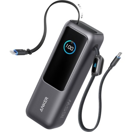 Anker A1695 25K, 165W Anker Laptop Power Bank with Built-In and Retractable Cables 0