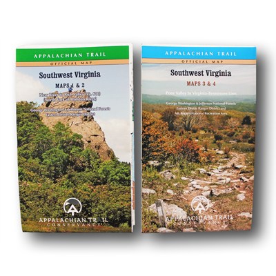 Appalachian Trail Conservancy Appalachian Trail Southwest Virginia Guidebook and Maps Set 1