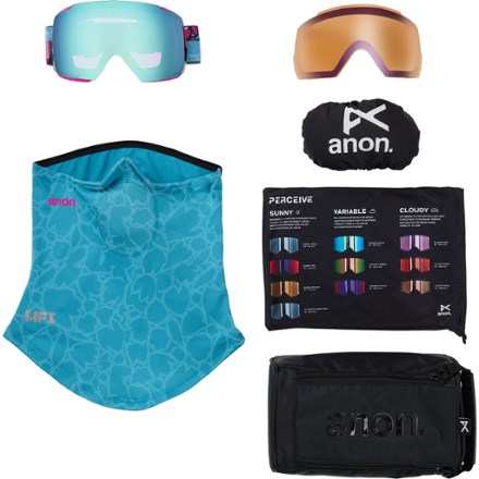 Anon M5 Snow Goggles with MFI Face Mask - Low-Bridge Fit 5