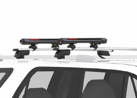 Leader Accessories Car Ski Snowboard Roof Racks, 2 PCS Universal Ski Roof  Rack Carriers Snowboard Top Holder, Lockable Fit Most Vehicles Equipped