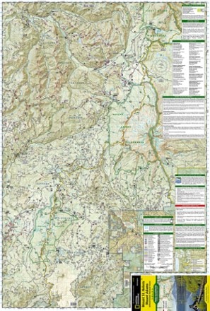 National Geographic Mount St. Helens and Mount Adams Topographic Map 1