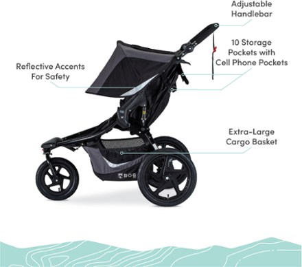 BOB Gear Revolution Flex 3.0 Duallie Jogging Stroller 4