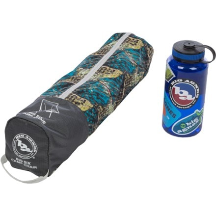 Big Agnes Big Six Camp Chair 32 fl. oz. water bottle for scale (not included)