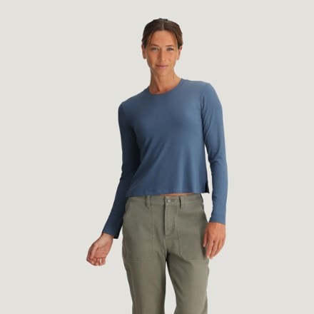 Free Fly Ribbed Long-Sleeve Shirt - Women's 1