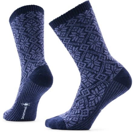 Smartwool Everyday Traditional Snowflake Crew Socks - Women's 0