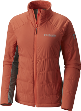 columbia orange jacket women's