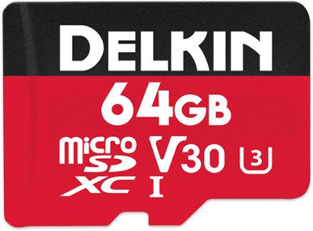Delkin Devices UHS-I microSDXC Standard Outdoor Memory Card with SD Adapter – 64 GB 1