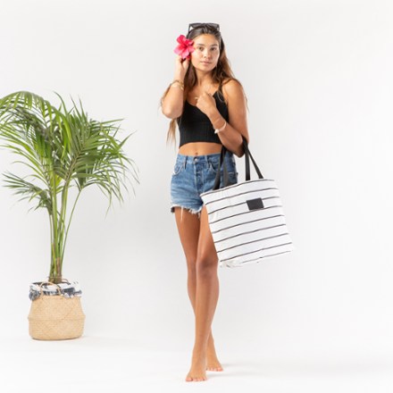 ALOHA Collection Pinstripe Day Tripper Tote 5