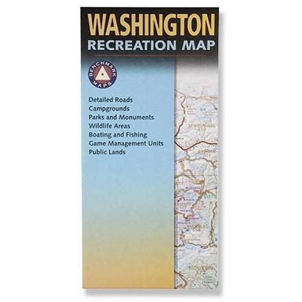 Benchmark Maps Washington Recreation Map - Folded 0
