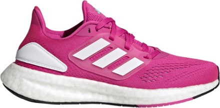 adidas gazelle silver green womens adidas Pureboost 22 Shoes | White/Green main image 1
