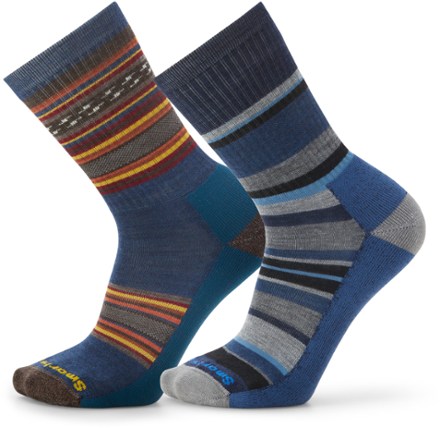 Smartwool Everyday ReGarita/Saturnsphere Crew Socks - Men's - 2 Pairs 0