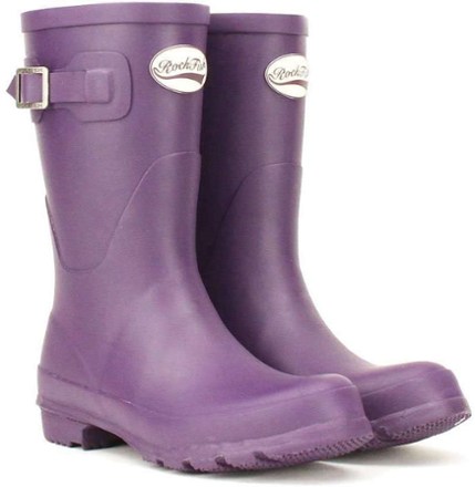 ROCKFISH Original Mid-Height Natural Rubber Rain Boots - Women's 1