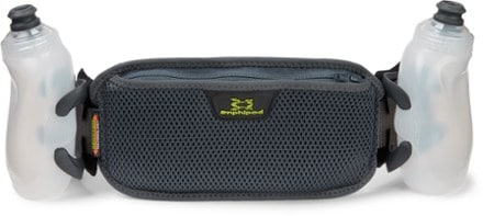 Amphipod RunLite AirStretch 10K Hydration Belt Back view (Steel)