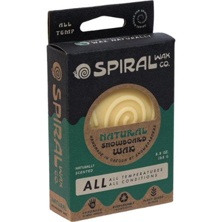 Spiral Wax Co. Natural All-Temp Snowboard Wax 0