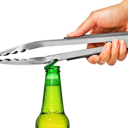 OXO Outdoor 10.5" Camp Stove Tongs with Bottle Opener 6