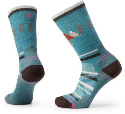 Smartwool Hike Light Cushion Under Stars Crew Socks - Women's 0