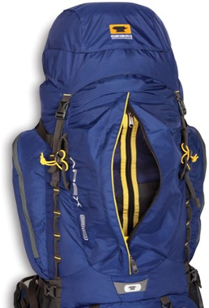 Internal zipper detail (Midnight Blue)