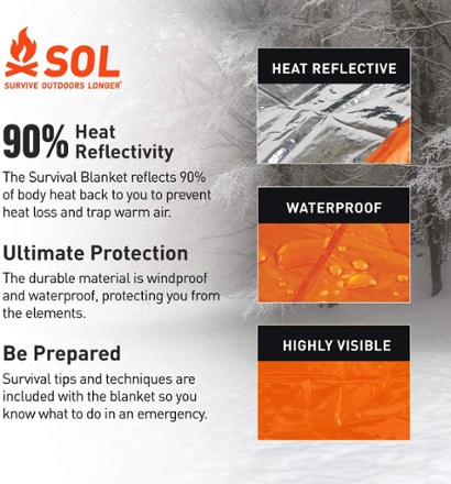 SOL Emergency Blanket XL 6