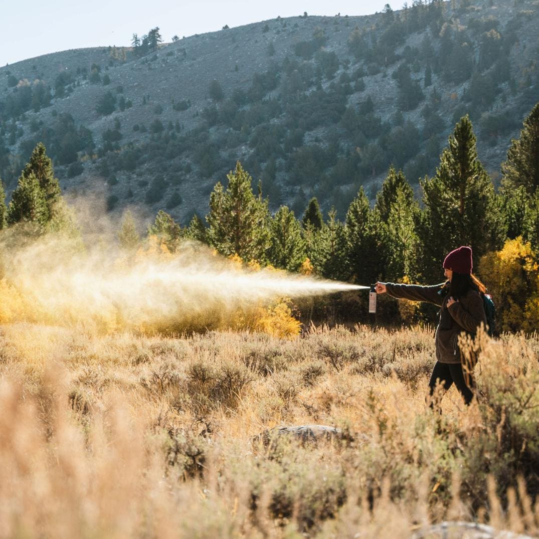 Location Image for FRONTIERSMAN MAX 9.2 oz. Bear Spray & Mountain Lion Spray with Belt Holster