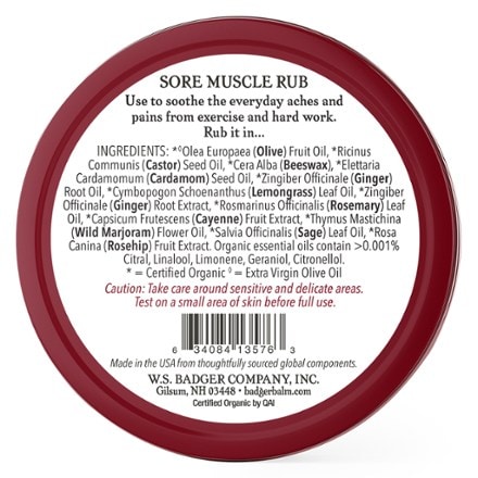 Badger Sore Muscle Rub - 2 oz. 1