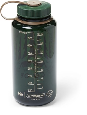 Nalgene Sustain Graphic Wide-Mouth Water Bottle - 32 fl. oz. [Back view]