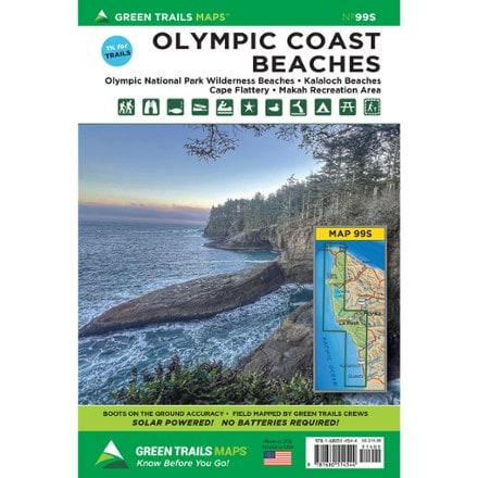 Green Trails Map 99S - Olympic Coast Beaches 0